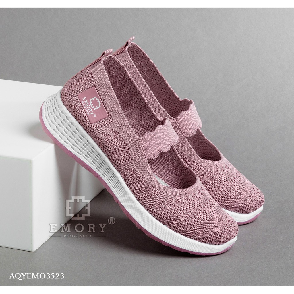 LINKSBANDUNG - EMORY  Flexknit Flats Series AQYEMO3523 Sepatu Flat Sneakers Wanita Rajut Original