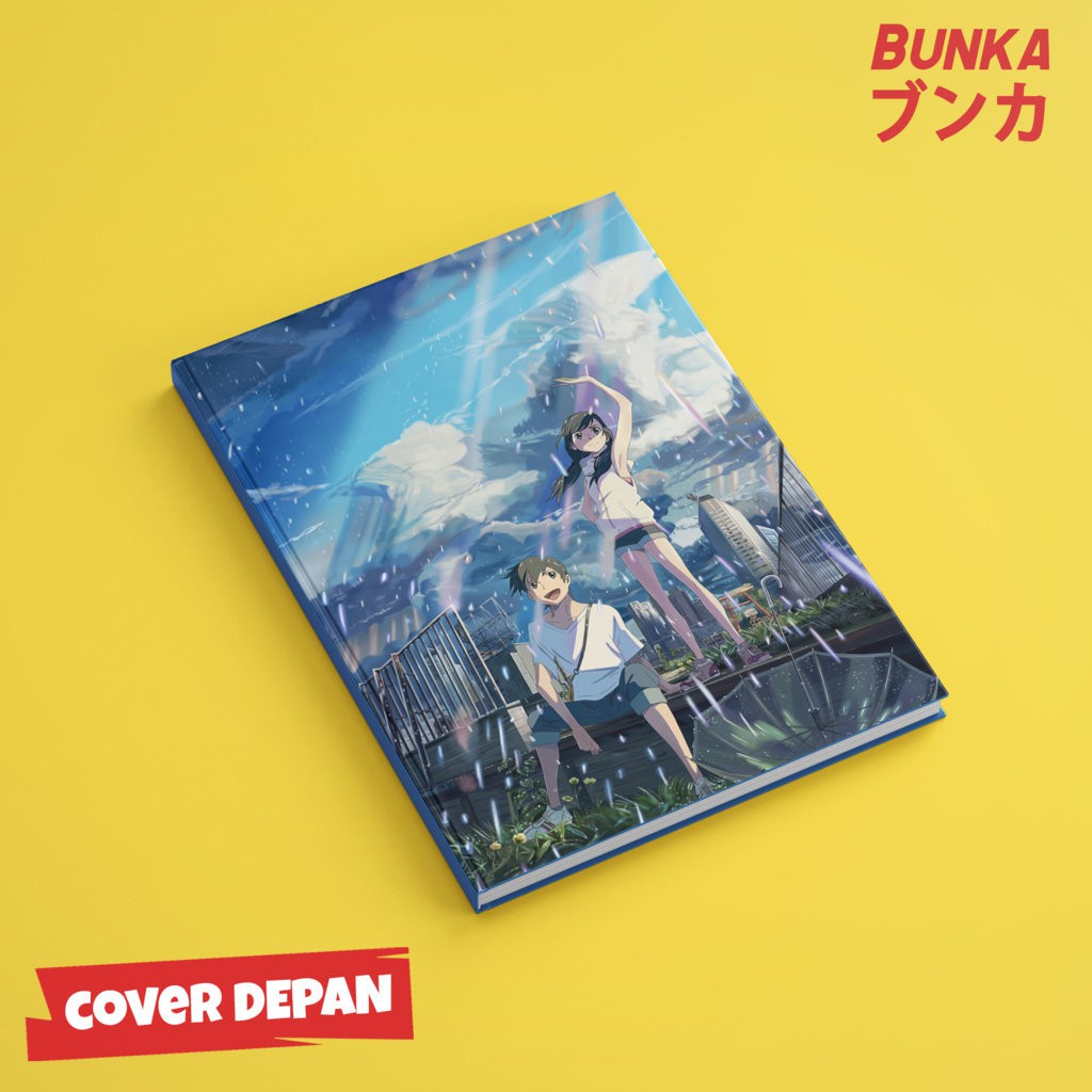 

Notebook Anime Tenki no Ko C Hardcover A5 Buku Tulis Catatan Note Agenda Planner Jurnal