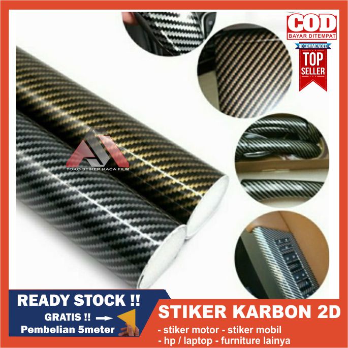 

Stiker Skotlet Karbon Sticker Scotlite Carbon 2D Skotlet Motor