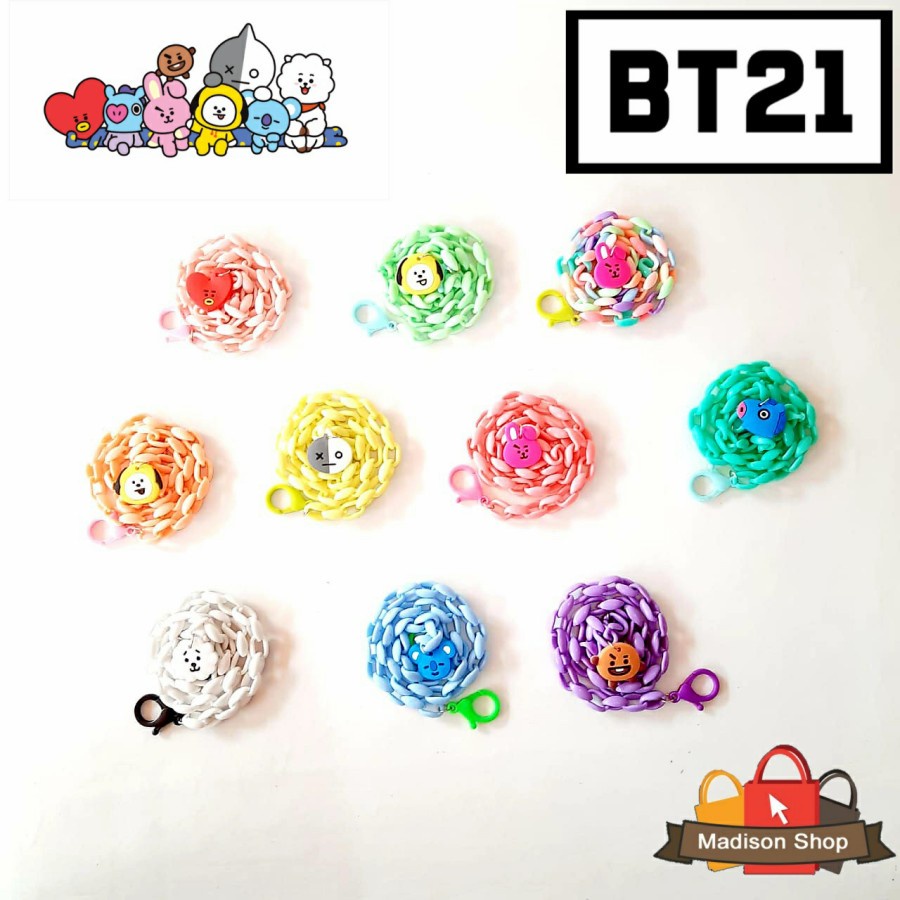 Tali Rantai Masker BTS Kalung Masker Murah Tali Kacamata Anak BT21