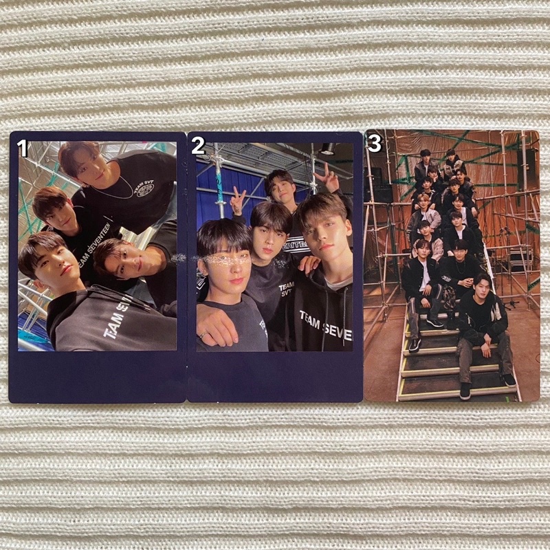 Unit & Group Seventeen Official Photocard Caratland 2022 Trading Card TC Hiphop hhu Performance pepo
