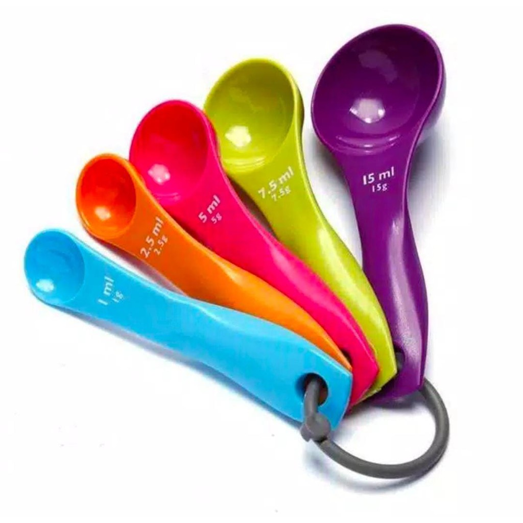 Vinztstore -Sendok Set / Sendok Takaran Measuring Spoon / Takaran Sendok Bumbu Takaran 5 in 1