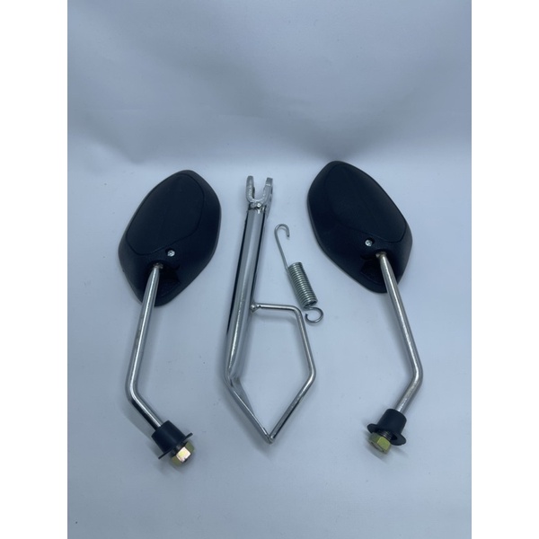 Paket Honda Chrome- Spion Honda Beat Standar Tangkai Chrome + Standar Samping Ring 14 Honda Chrome