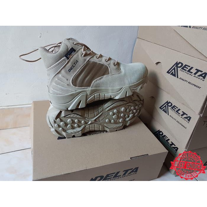 HOT sepatu tactical  Delta Tan/coklat  pendek 6 inch MUMER