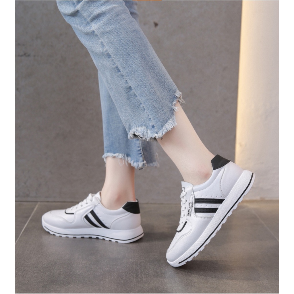 [DUNIA FASHION] Sepatu Sneakers Wanita Korea Fashion Import Sport Shoes Casual Original  DF-547