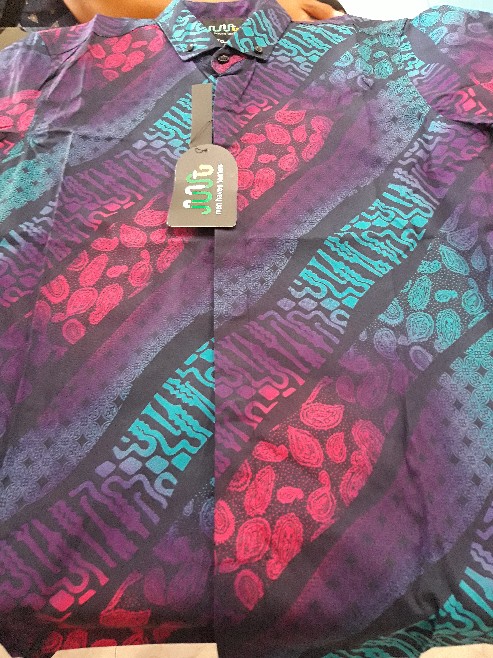 Kemeja Batik Pria Lengan Panjang Exclusive Kemeja Batik Cowok Kerja Kantoran Batik Stretch 1000