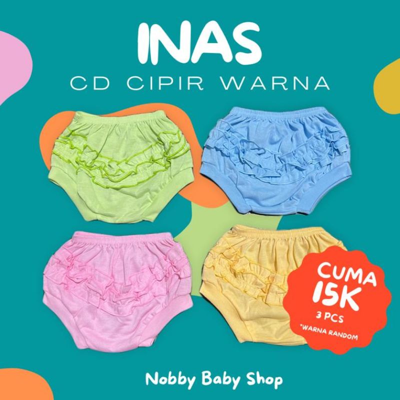 Inas Celana Dalam Cipir Warna Anak