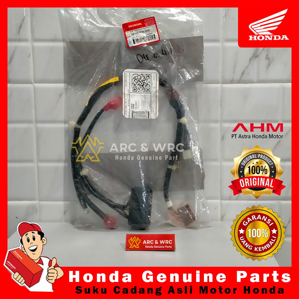 Kabel Aki Accu Battery Vario 110 LED ISS Stater Halus // 32102K46N30