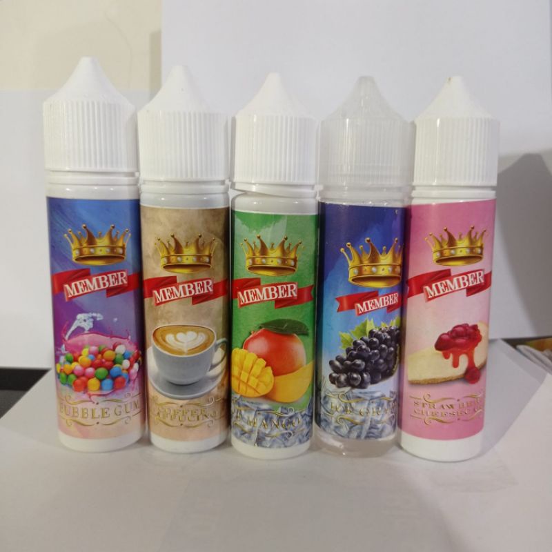 LIQUIDs 60ML FREEBASE MEMBER NON NIKOTIN HARGA PER BOTOL