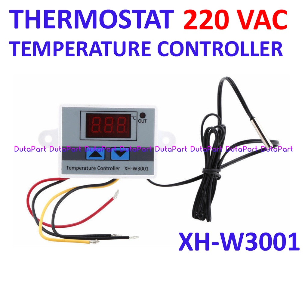 Thermostat Digital Temperature Controller 220V AC XH-W3001 Termostat