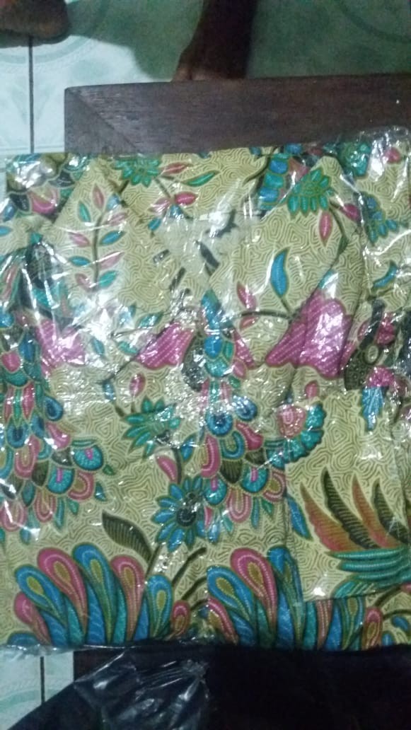 Kemeja Batik Pria Lengan Panjang Size M L Xl Xxl Bswart Batik Hrb026 Kenango Panjang Padi
