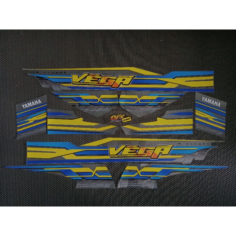 Striping Vega R lama 2005 custom Transparan Variasi