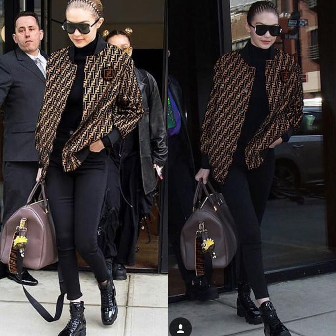 KUALITAS BAGUS JACKET FENDI CEPETAN..