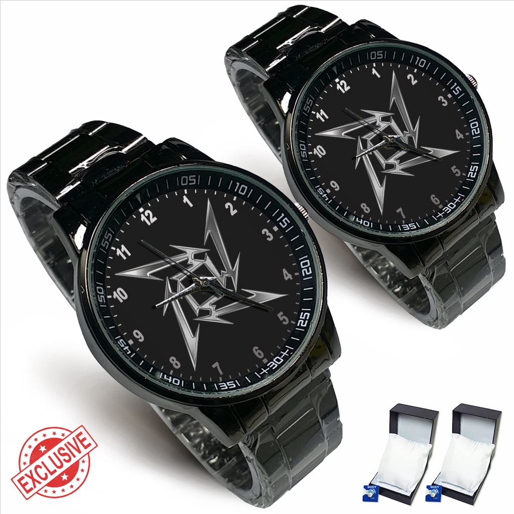 Jam Tangan Rantai Couple METALLICA BAND 01 (Awesome)