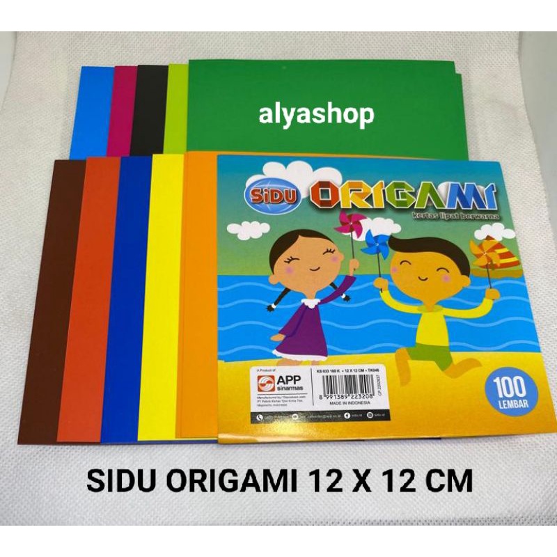 

Kertas Lipat Berwarna ORIGAMI SiDU 12x12 CM isi 100 LEMBAR