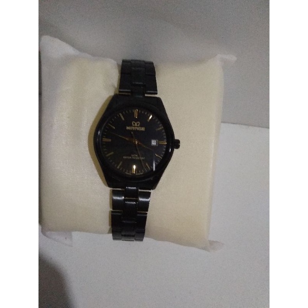 jam tangan Mirage Rante hitam wanita 8708 ori