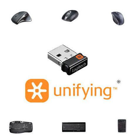 Dongle USB Logitech Wireless Receiver Unifying Mouse Keyboard