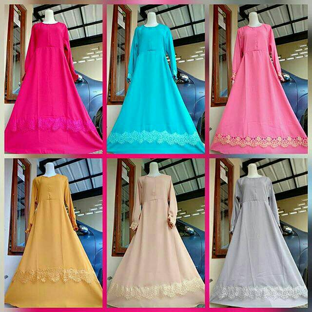 Gamis Torino Renda Real Picture