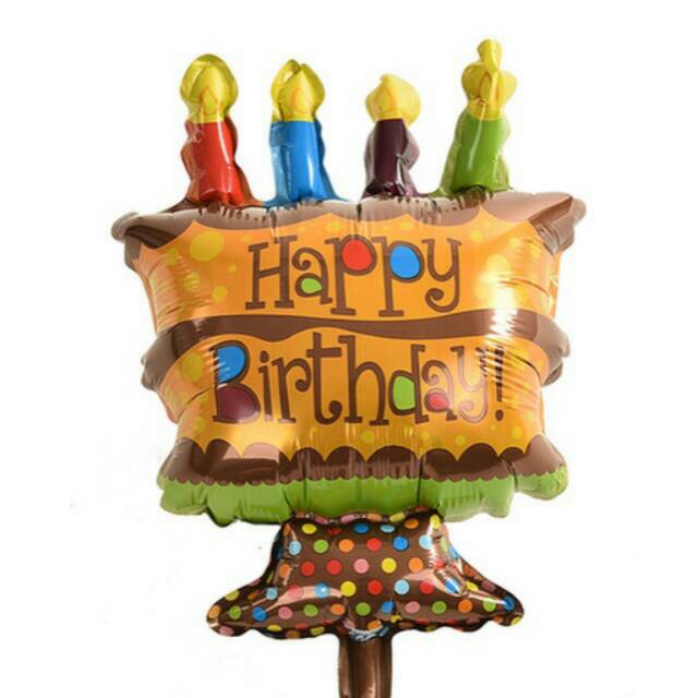 

BALON FOIL CUPCAKE CAKE KUE HAPPY BIRTHDAY KECIL