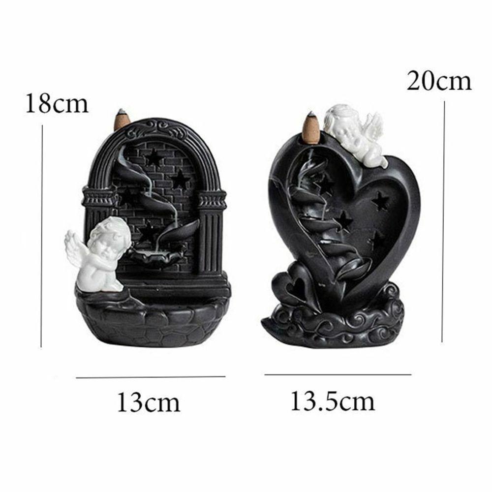 Solighter Incense Burner Kerajinan Tangan Meditasi Keramik Tungku Aromaterapi