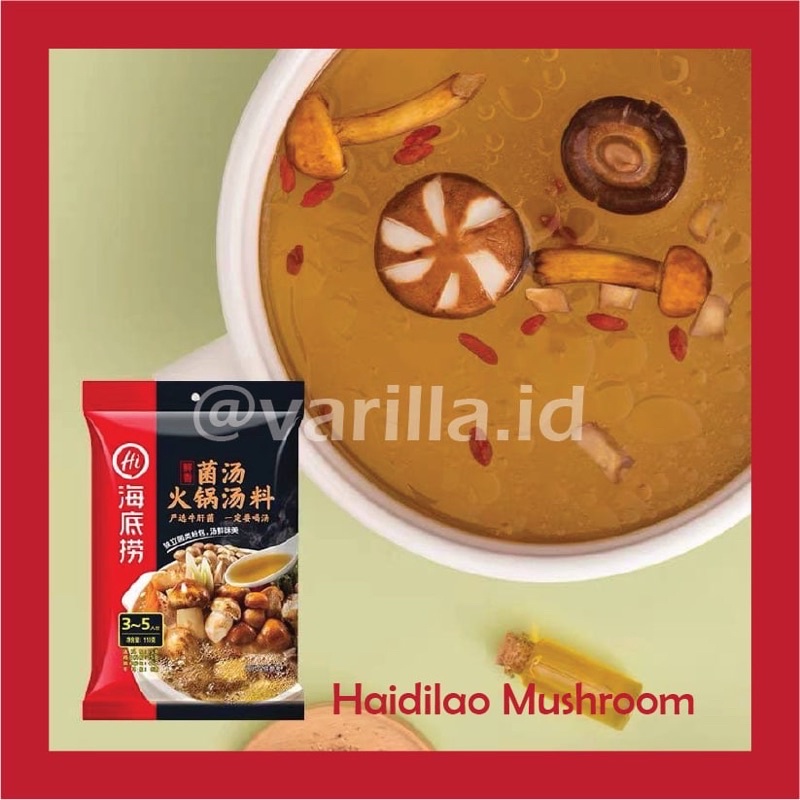 

Haidilao Mushroom / Mushroom Flavour Soup /Bumbu Hotpot Soup