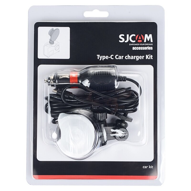 SJCAM SJ8 Pro Air Plus Type C Car Charger Mobil Colokan Lighter