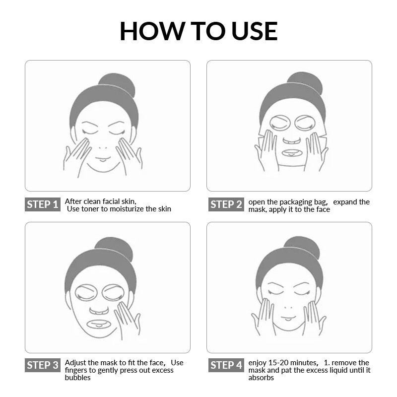 BIOAQUA sheet mask Peptide Skin / 24K Golden Luxury Masker Wajah