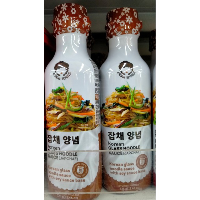 

Ajumma Glass Noodle Sauce 325 gram(japchae)
