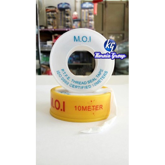 SEALTAPE 10M SEAL TAPE KERAN AIR LEDENG PAM PEREKAT DRAT KRAN SANYO PUTIH SEAL TAPE ISOLASI KRAN