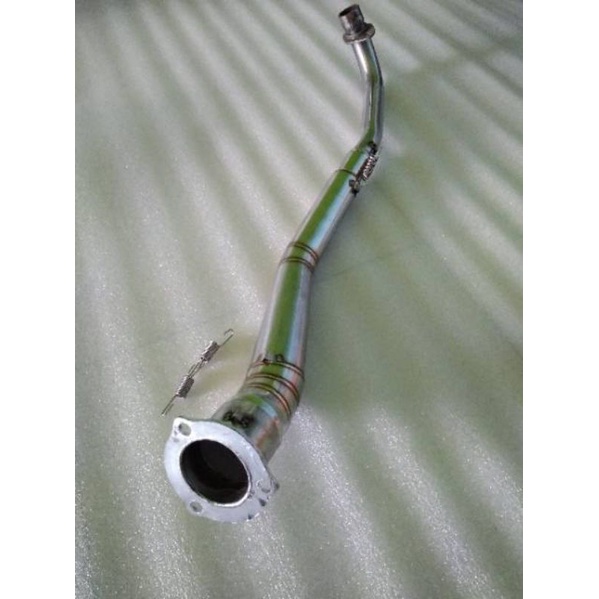 Pipa leher knalpot racing SUPRA X125 sama adaptor