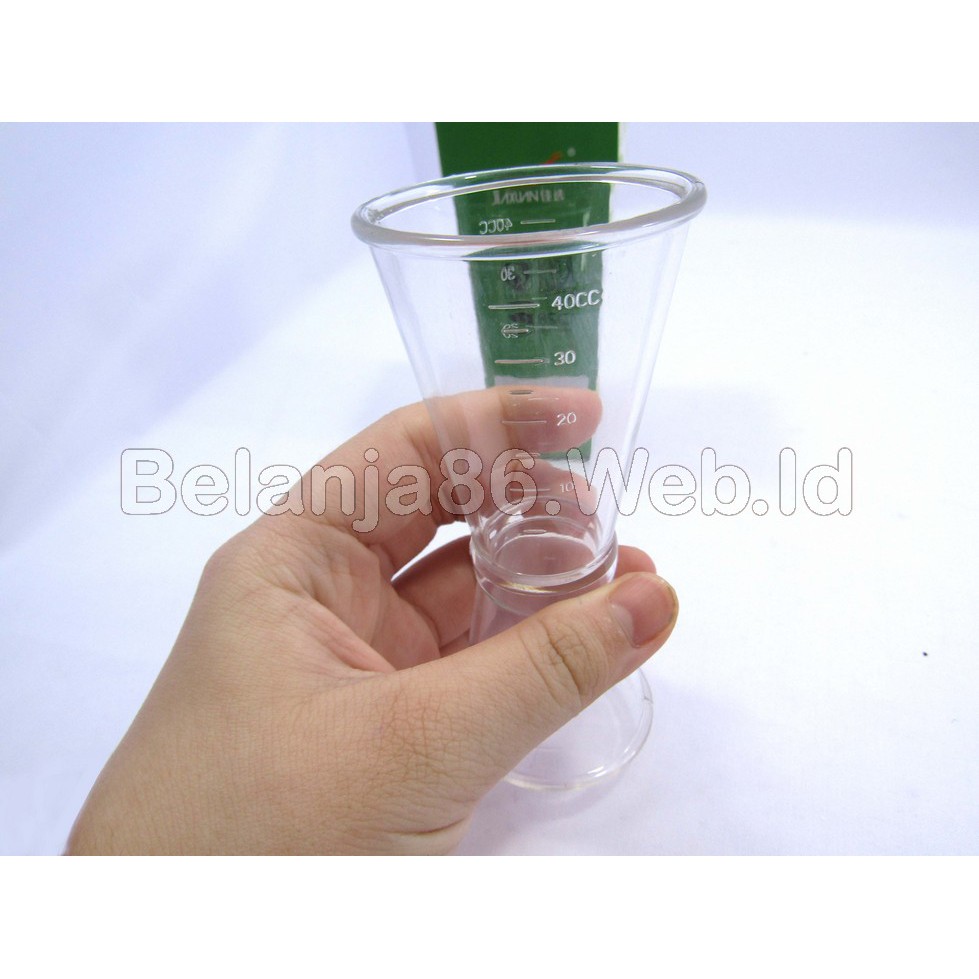 Jigger Acrylic 2 Ukuran 20cc-40cc