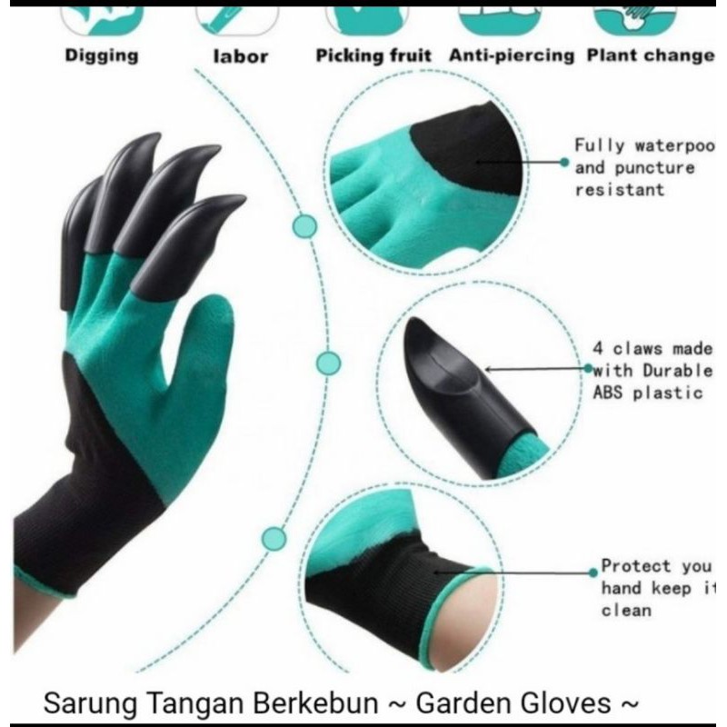 SARUNG TANGAN BERKEBUN PERTANIAN BERTANI GARDEN GLOVES