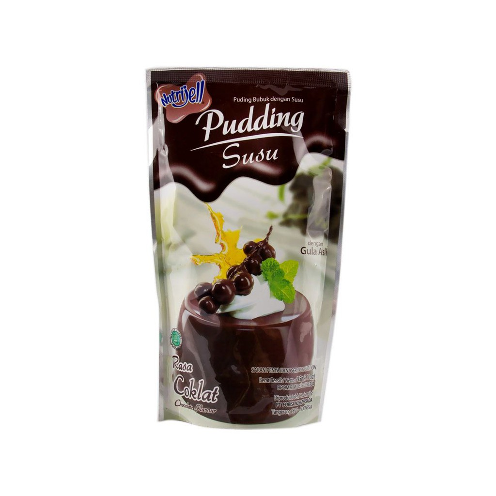 Puding Susu Nutrijell Rasa Coklat / 145 gr