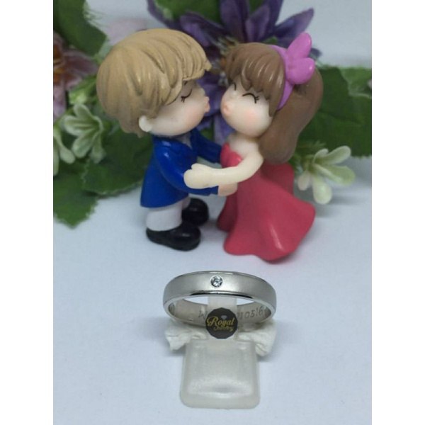 Cincin kawin nikah tunangan pria palladium emas perak platinum rj420