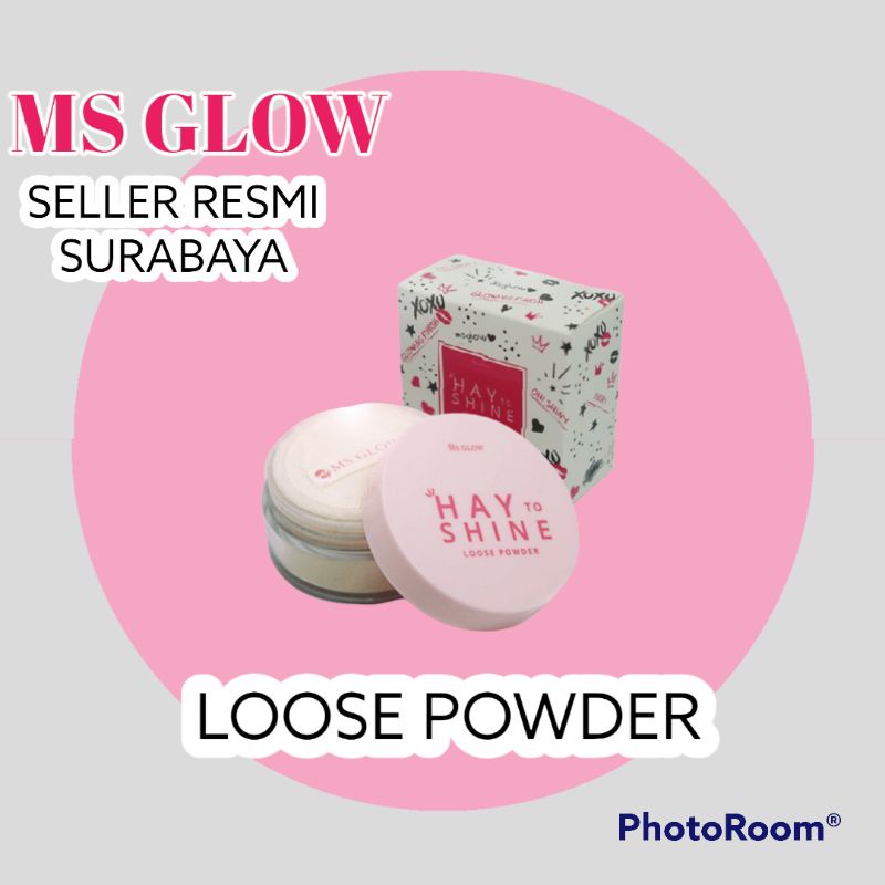 MS GLOW LOOSE POWDER/ BEDAK MS GLOW ORIGINAL/ MS GLOW ORIGINAL