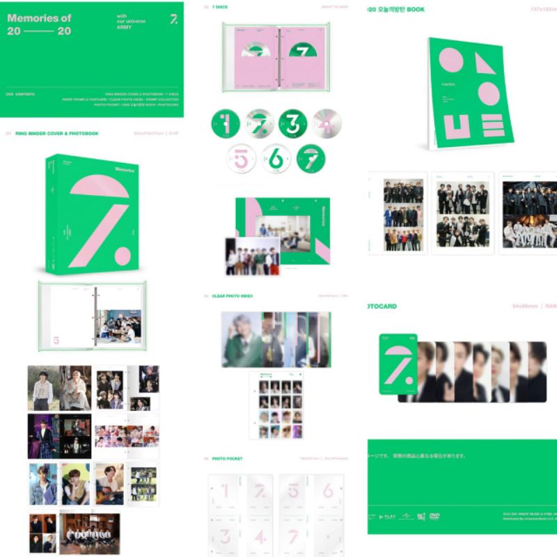 [DP] BTS MEMORIES OF 2020 DVD & BLUERAY