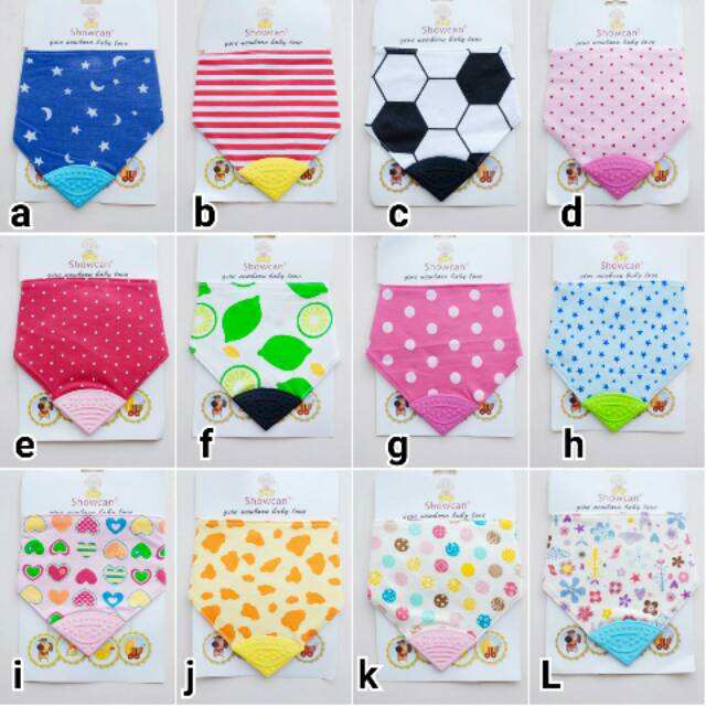 Slaber + Teether /slaber gigitan bayi