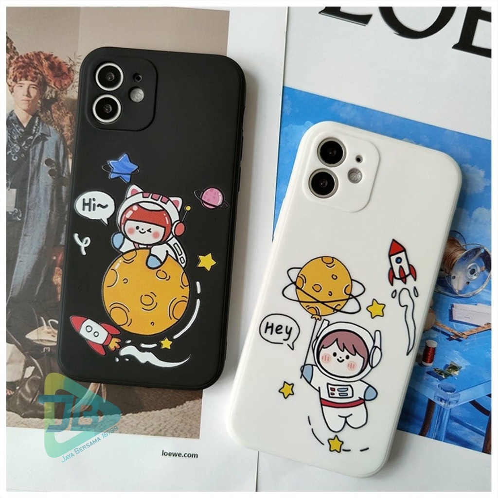 SOFTCASE MACARON PELINDUNG KAMERA CUSTOM HI HEY SPACE OPPO VIVO SAMSUNG REALME XIAOMI IPHONE INFINIX FOR ALL TYPE JB5892