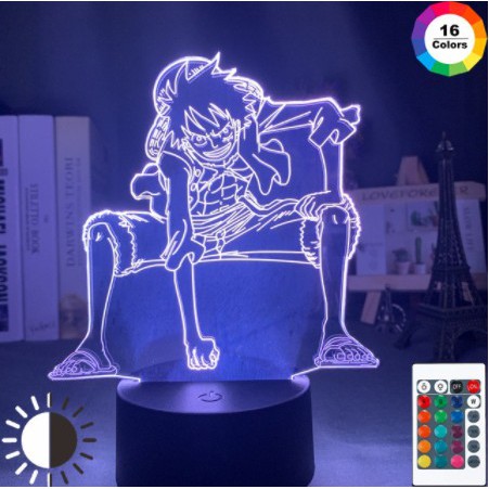 Buruan Beli - Lampu Led Lampu Tidur Akrilik Luffy One Piece Anime 3D