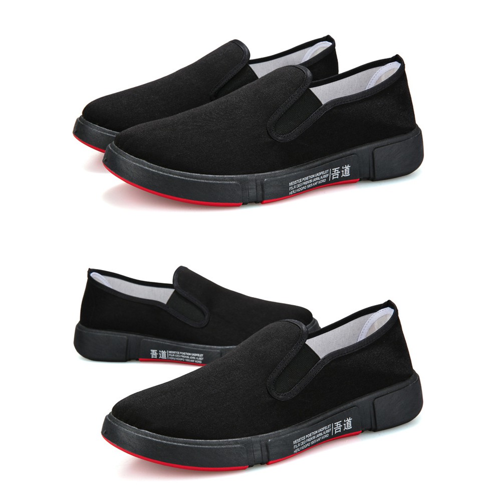 1001 IMPORT SEPATU SLIP ON PRIA SPORT SIMPLE FREE BOX DAN KAOS KAKI !!! - 2 WARNA