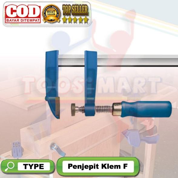 F Clamp Klem Kayu Besi Penjepit Klem F Clamp F Catok Klem F