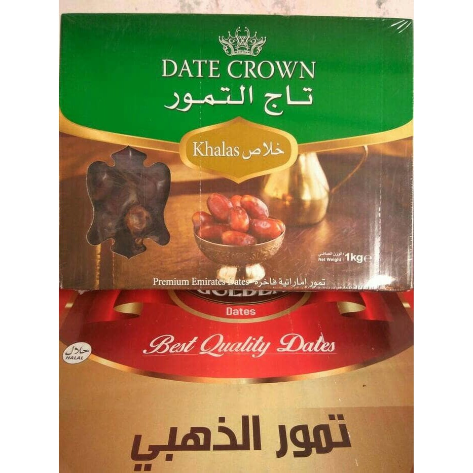 

kurma DATE CROWN jenis KHOLAS 1kg