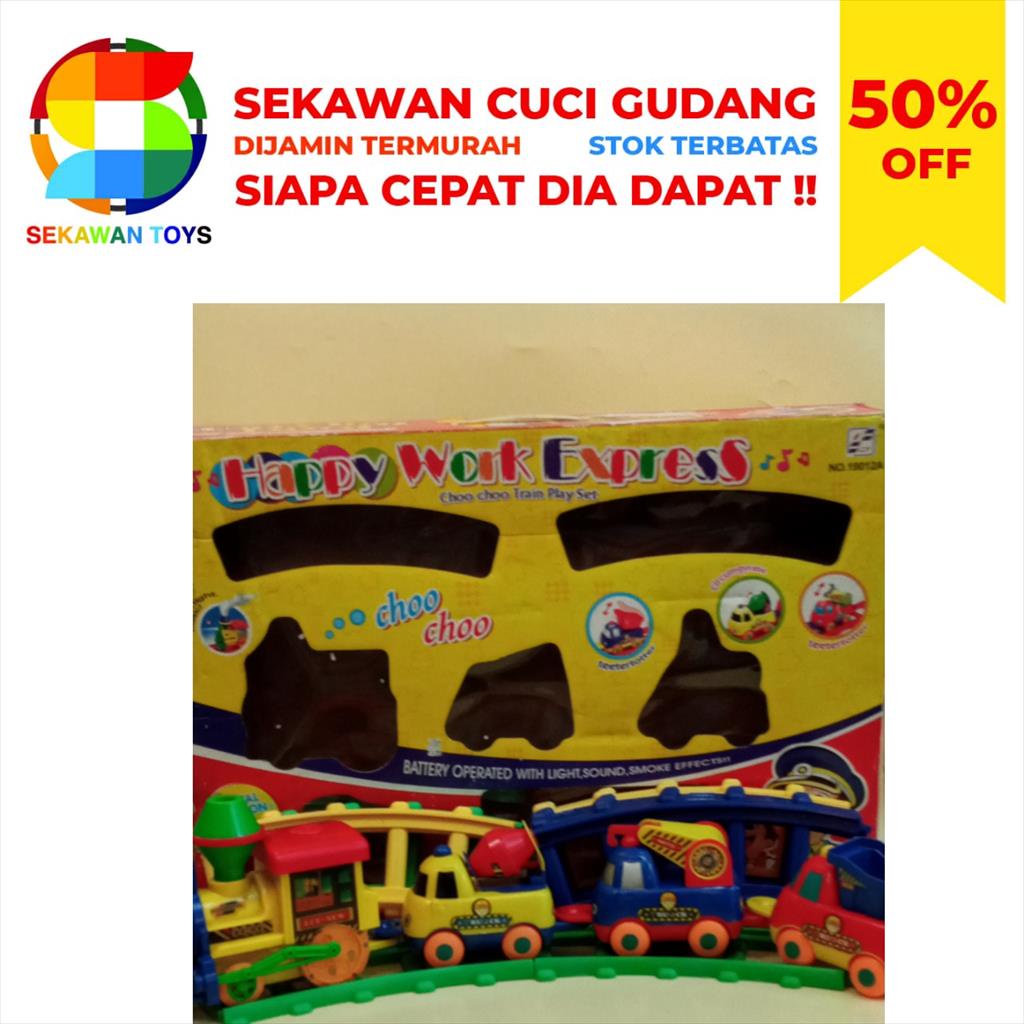 Mainan Anak/Happy Work Express Sekawan Sale 21