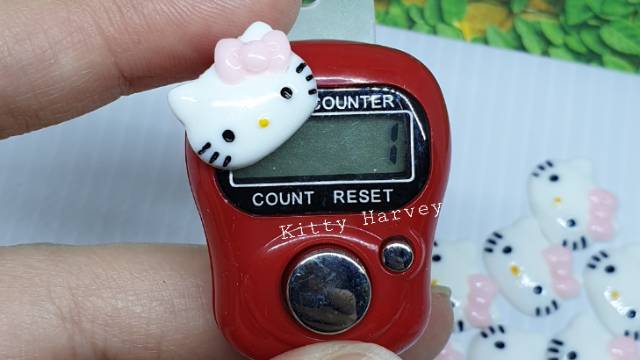 Resin Kepala Hello Kitty isi 12pcs