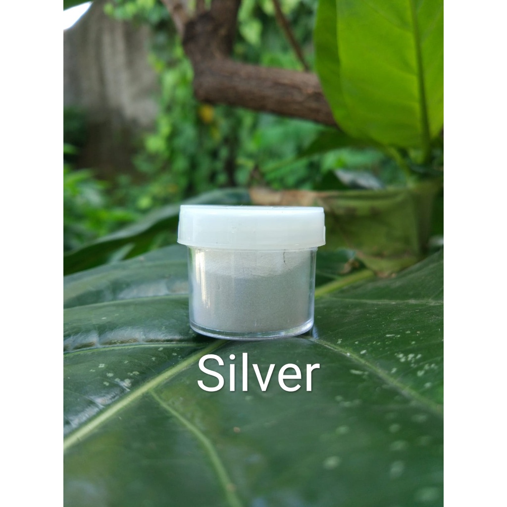 POWDER GOLD DAN SILVER SHINE UNTUK WHITE HENNA ( KECIL )