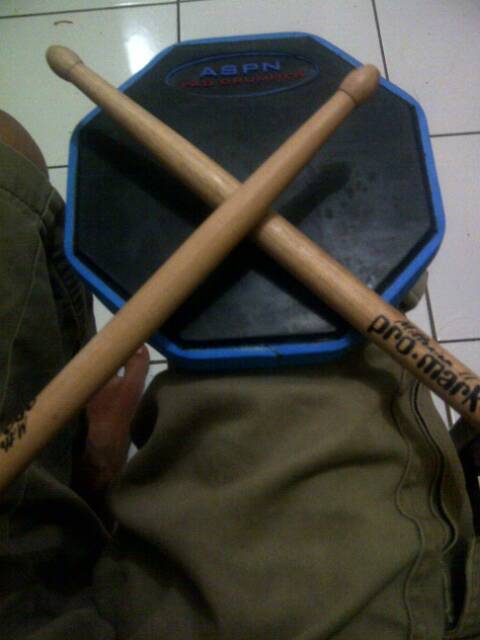 Drum Pad Zildjian Ukuran 6 inci ( Bisa diikat dipaha)