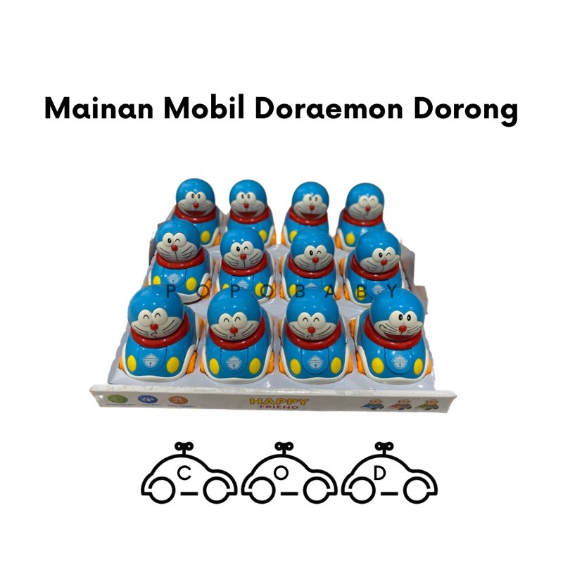 Mainan Mobil Doraemon Dorong (SNI/Bisa Jalan)