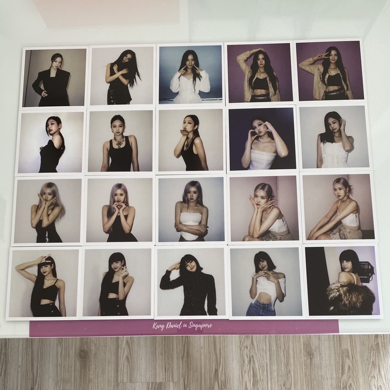 BLACKPINK VINYL LP THE ALBUM LIMITED EDITION PHOTOCARD  PC POLAROID JISOO JENNIE ROSE LISA BOLE NEGO