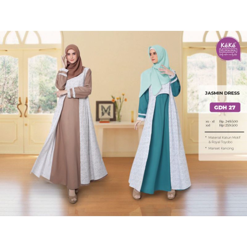 Gamis Dewasa Keke Humaima ~ Jasmine Dress GDH 27 ~