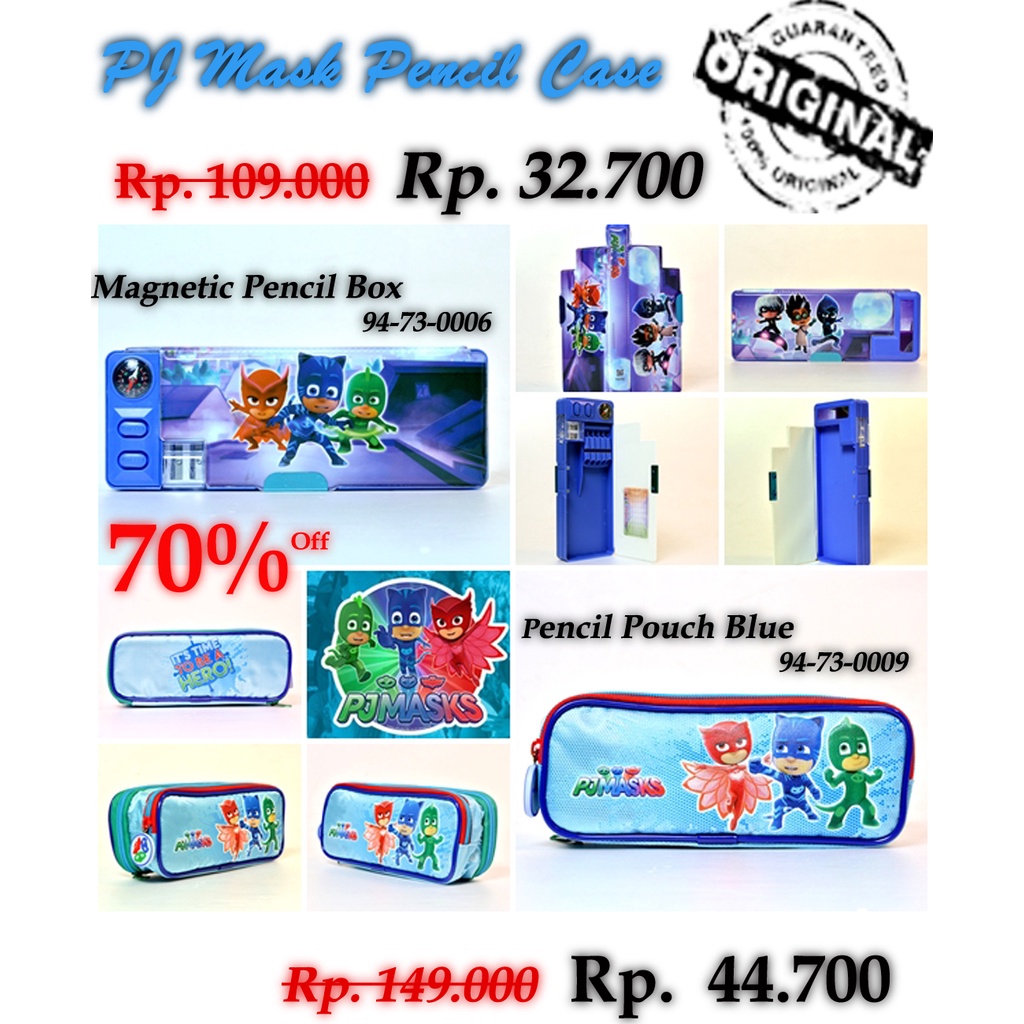 

Tempat Pensil PJ Masks Pencil Case